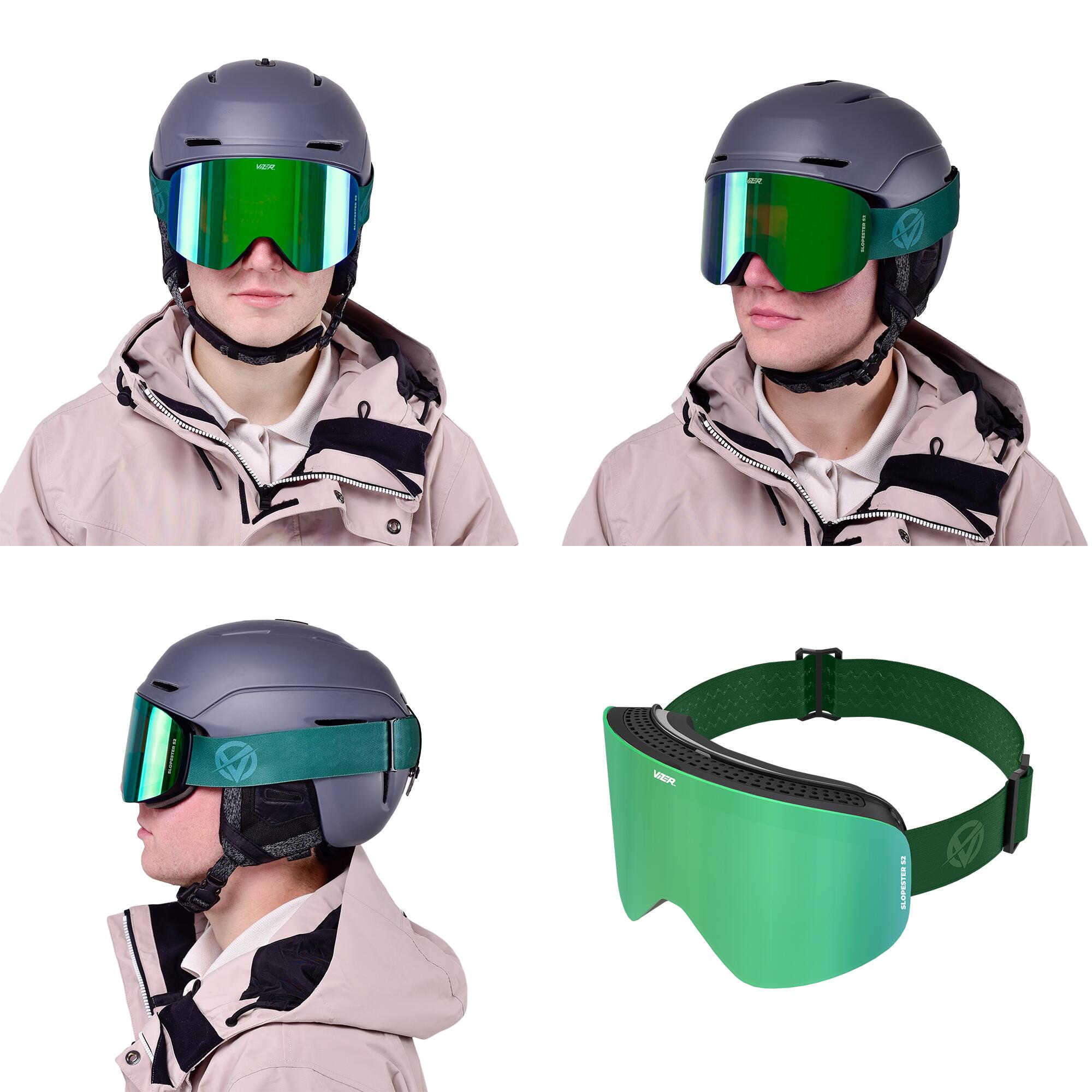 Masque de ski snowboard Viridian Slopester anti bu e