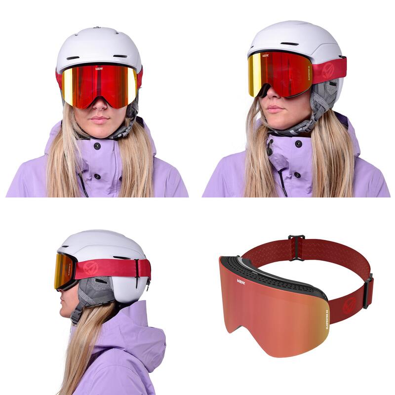 Vizer Masque de ski & snowboard Crimson Slopester - anti-buée - Magnétique