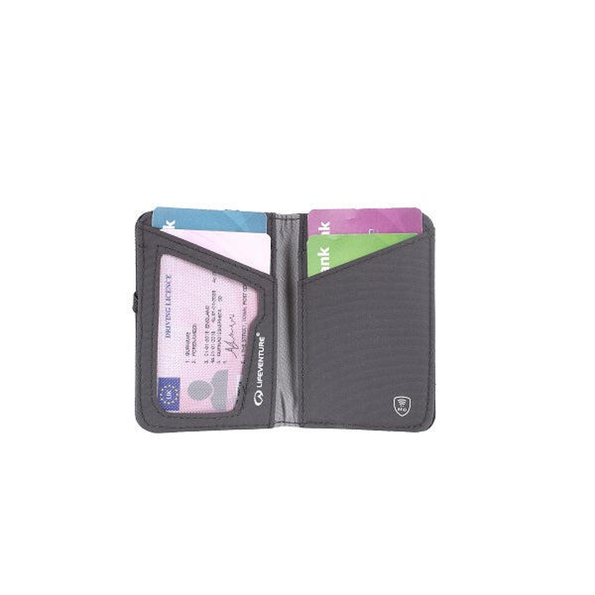 RFID Card Recycled Wallet - Grey