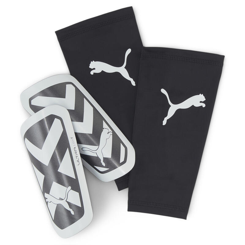 Protège-tibias de football ULTRA Light Sleeve PUMA Black White