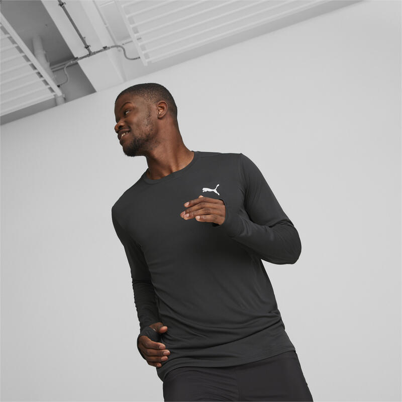 RUN FAVOURITE Long Sleeve Running T-Shirt Herren PUMA Black