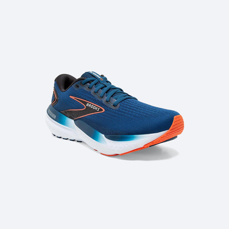 Glycerin 21 Men's Road Running Shoes - Blue/ Orange