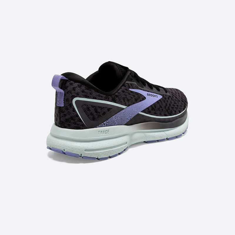 Trace 3 女裝路跑鞋 - 黑/ 紫色
