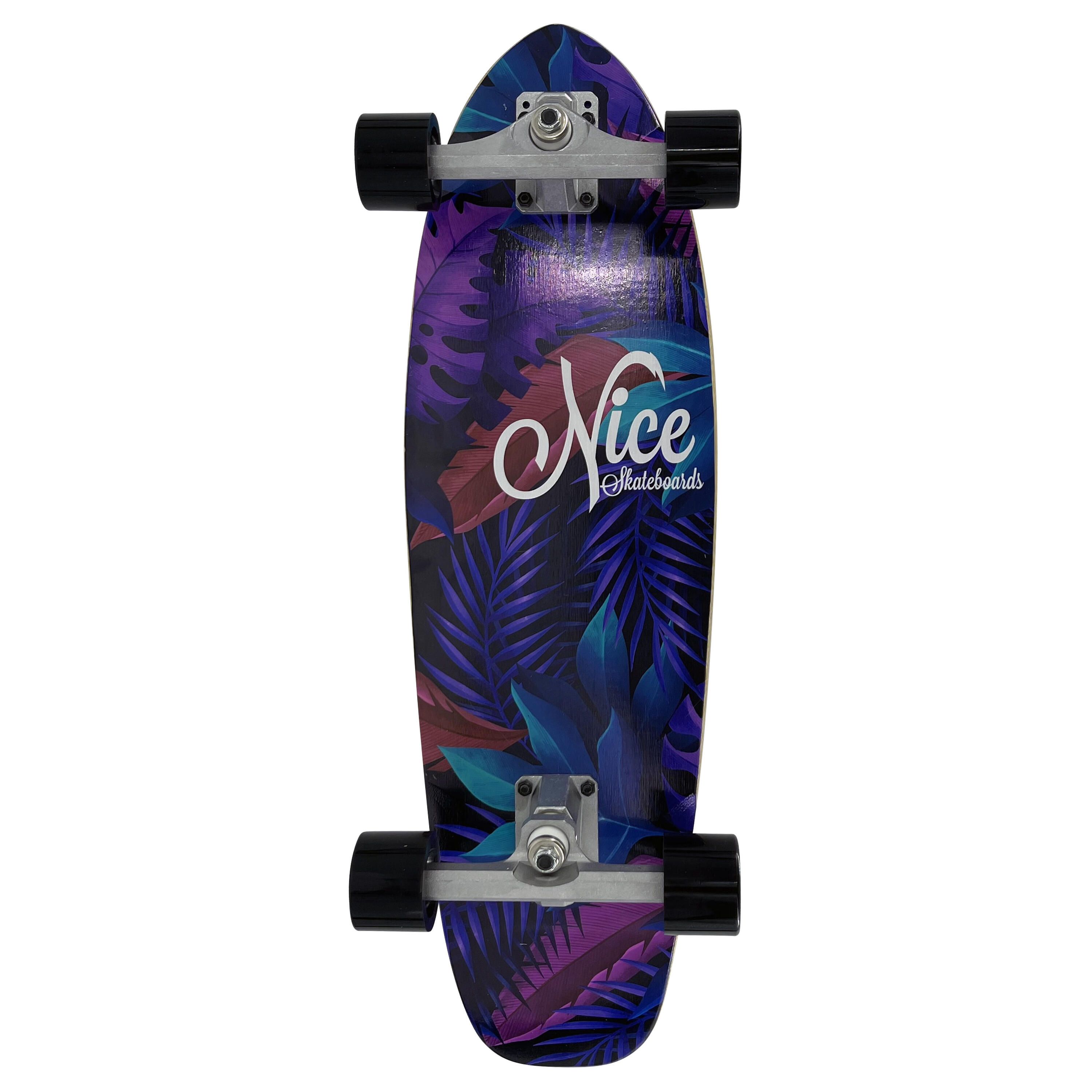 NICE SURFSKATE FLORAL 28" x 9.25" 2/3