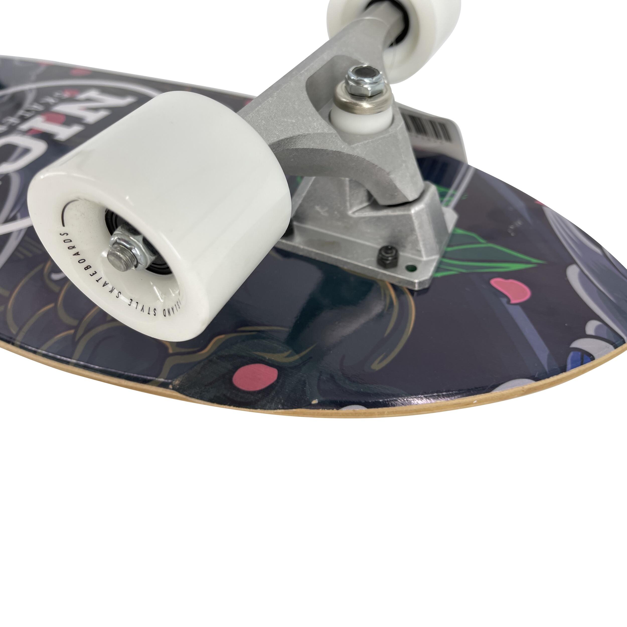 NICE SURFSKATE KOI WHITE 32" x 9.75" 3/6