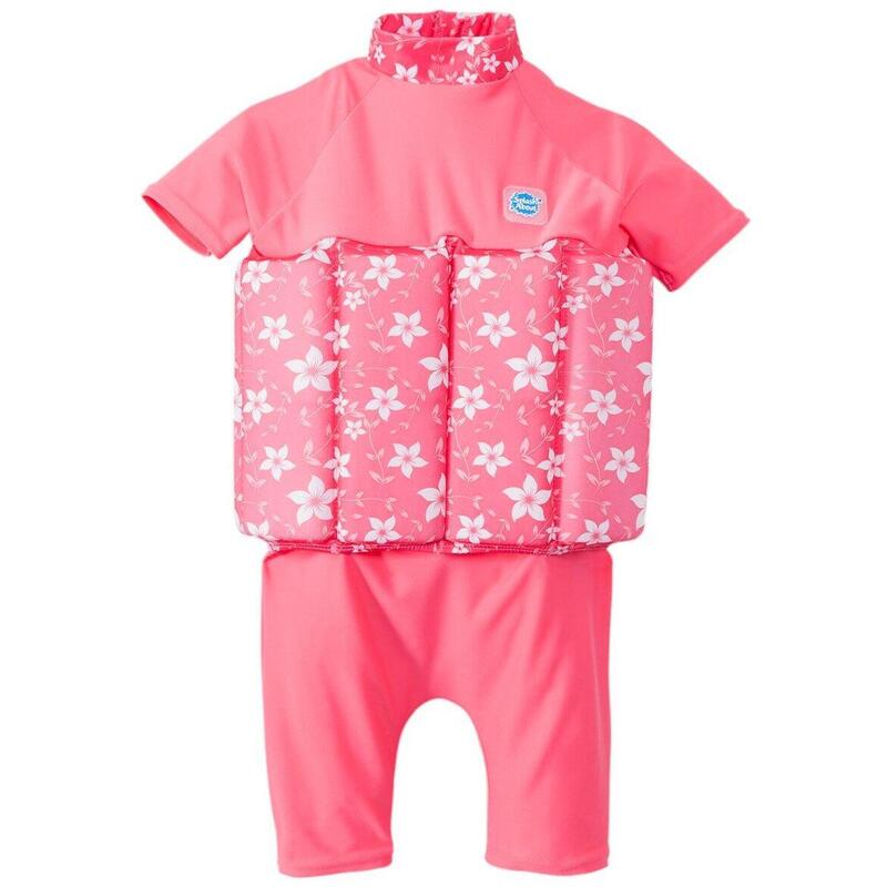 UV FloatSuit with Zip - Pink Blossom