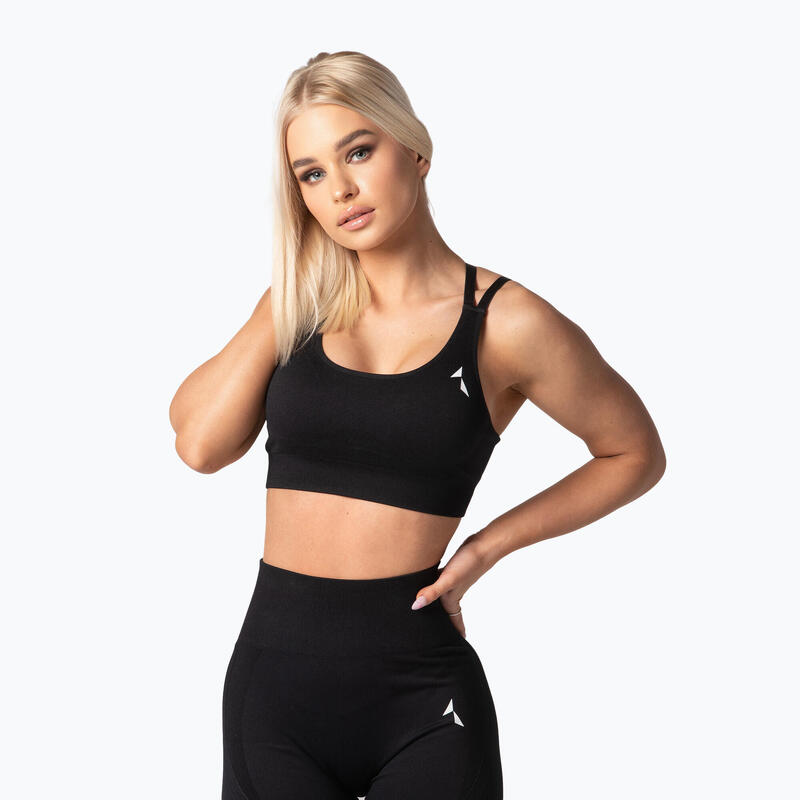 Bustieră Fitness Antrenament Arcade Seamless Negru