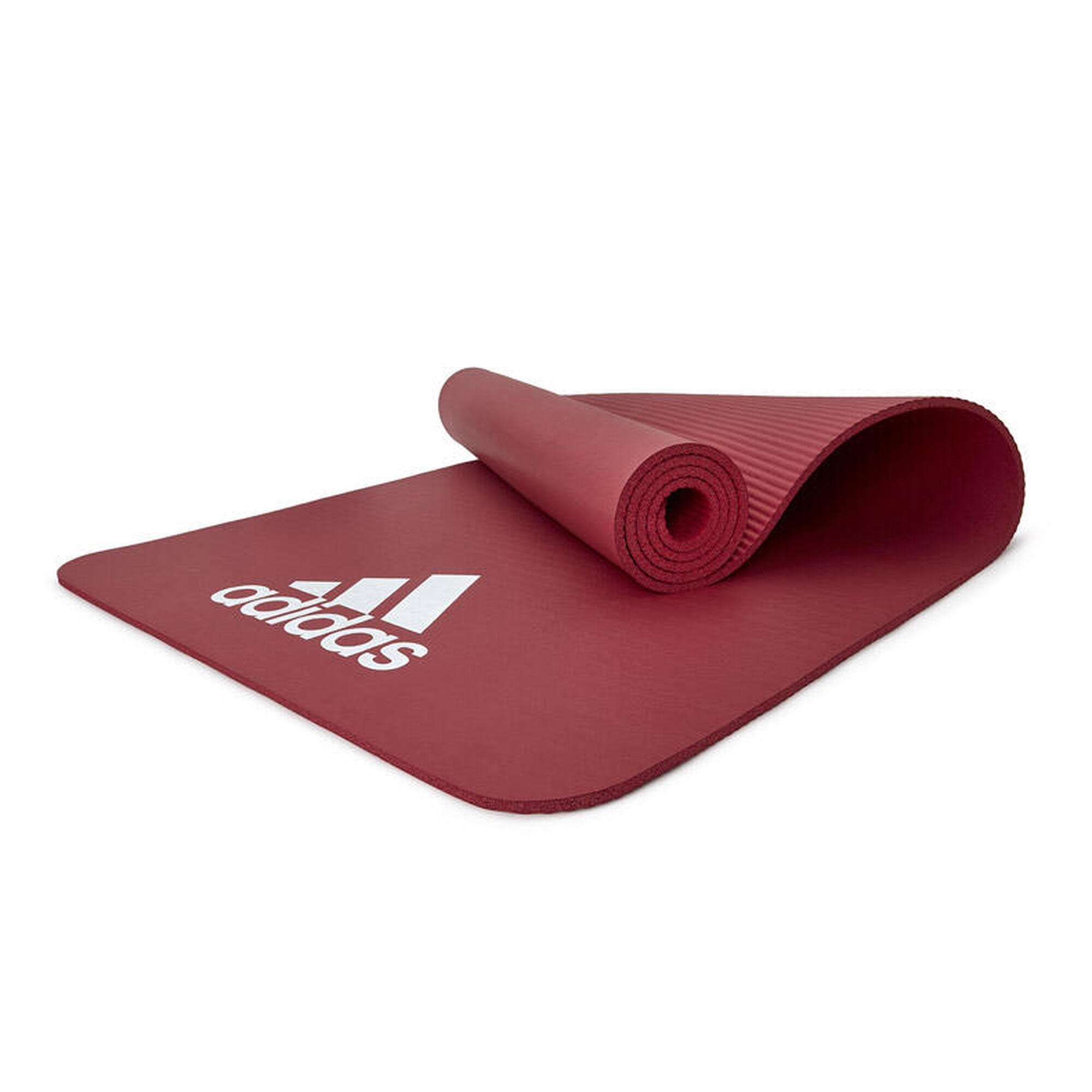 Adidas 7 mm fitnessmat - Rood