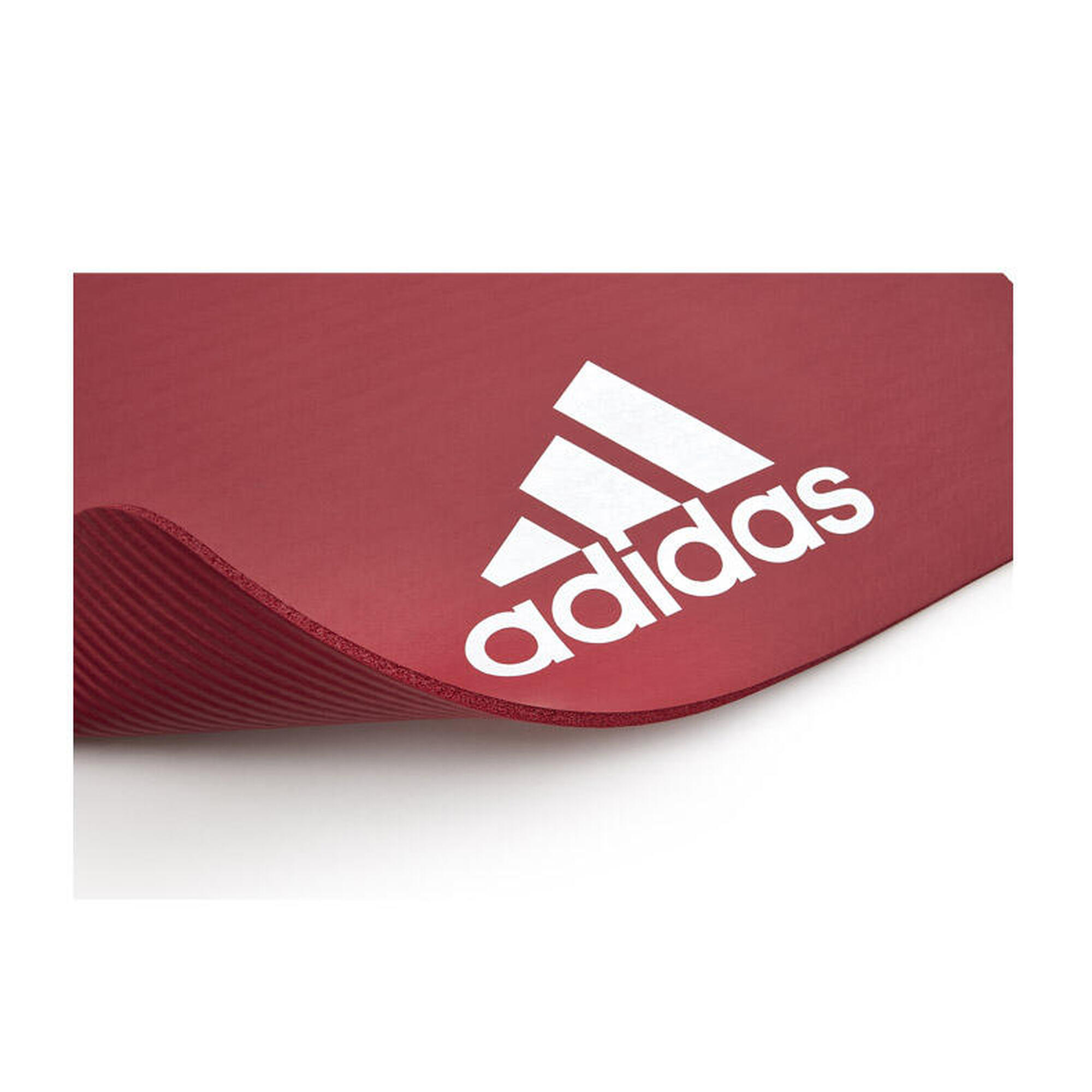 Adidas 7mm Trainingsmatte 173 x 61cm - Rot