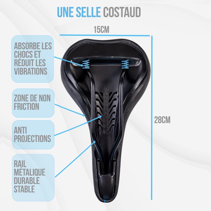 Selle velo UPPSALA confortable fait mains en ITALIE technologie brevetée 3ZONES