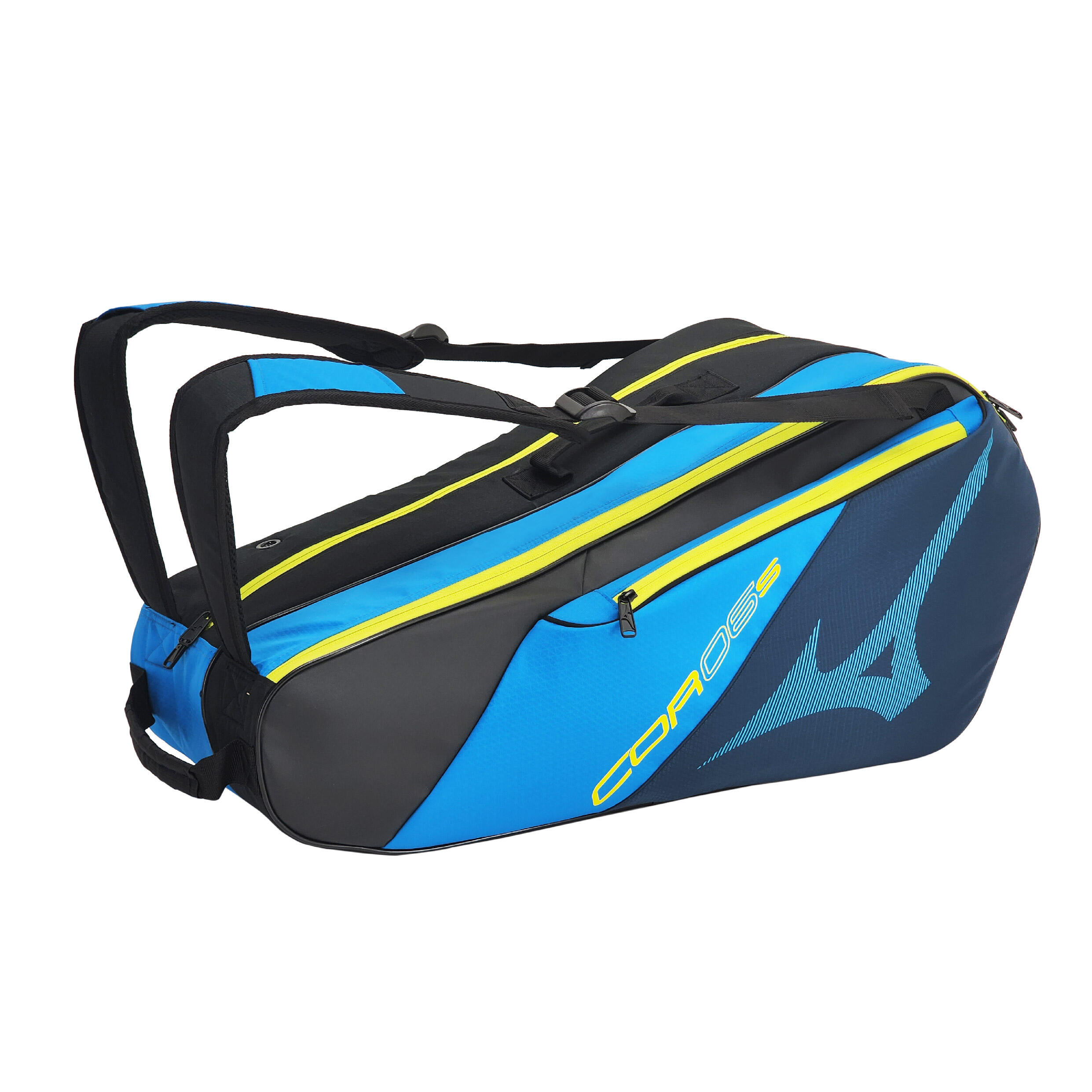 Badminton Racket Bag - Core Series 2-Comp Bag (Black/Blue)