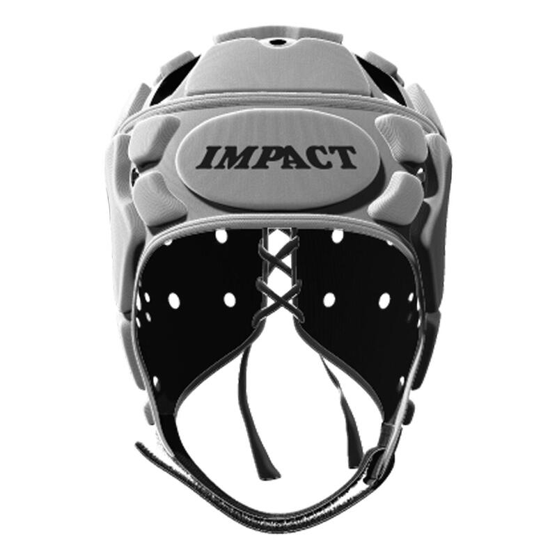 Casco Da Rugby Impact Adulti Bianco Semplice