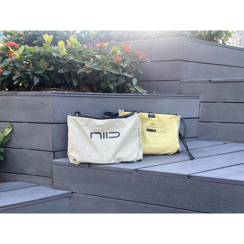 S7 Lite 手提袋 - 淺灰色/ 奶黃色