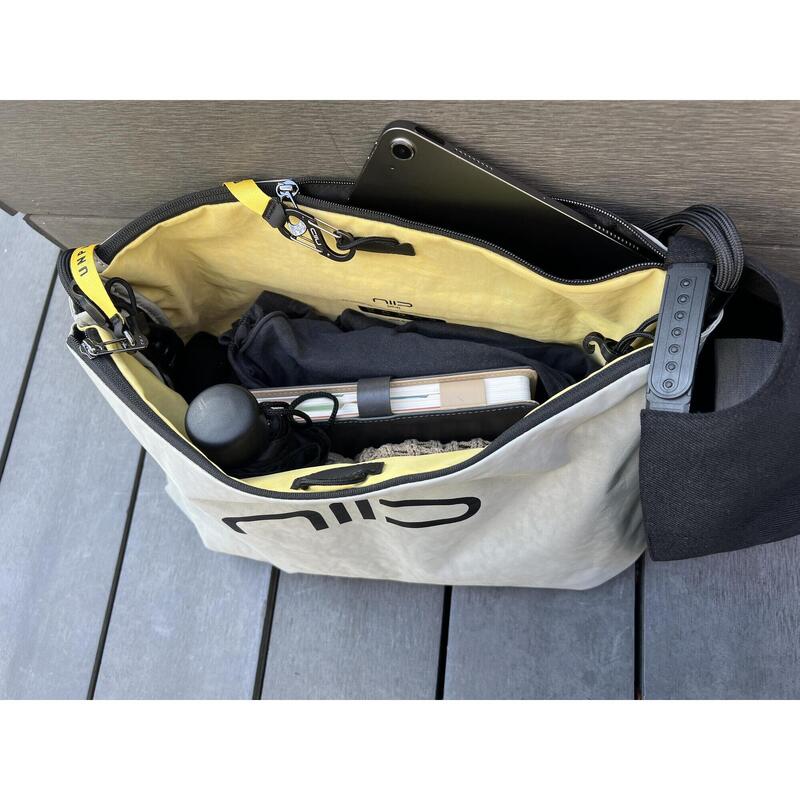 S7 Lite Tote Bag - Grey/ Yellow