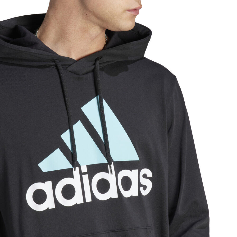 SWEAT À CAPUCHE LOGO ADIDAS NOIR 3/6
