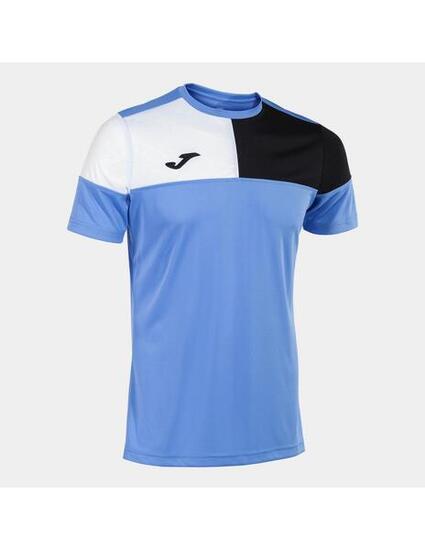 Maillot Manches Courtes Football Homme Joma Crew V Bleu