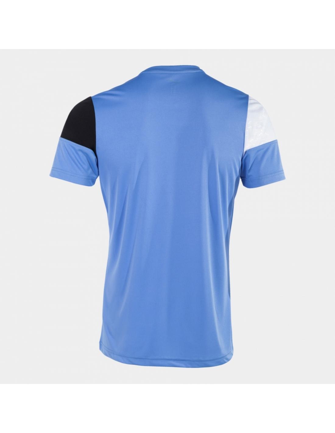 Maillot Manches Courtes Football Homme Joma Crew V Bleu 3/4