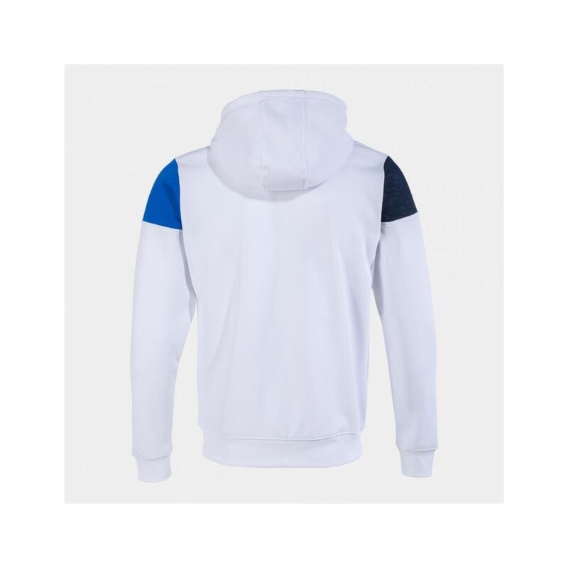 Chaqueta Capucha Hombre Joma Crew V 103087 Blanco Royal Marino 207 Confortable