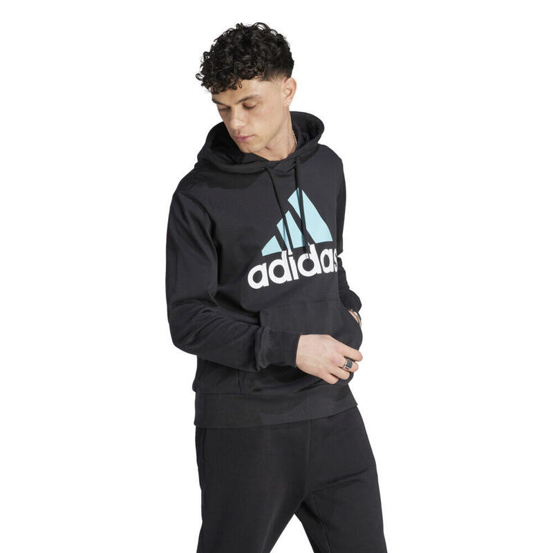 SWEAT À CAPUCHE LOGO ADIDAS NOIR