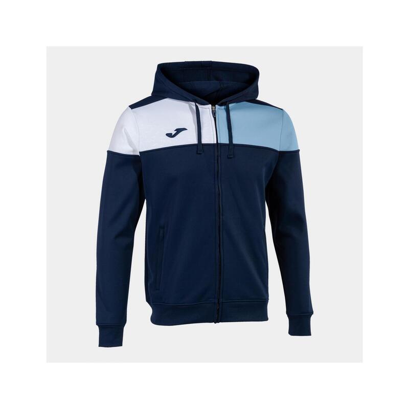 Chaqueta Con Capucha Fútbol Hombre Joma Crew V Marino