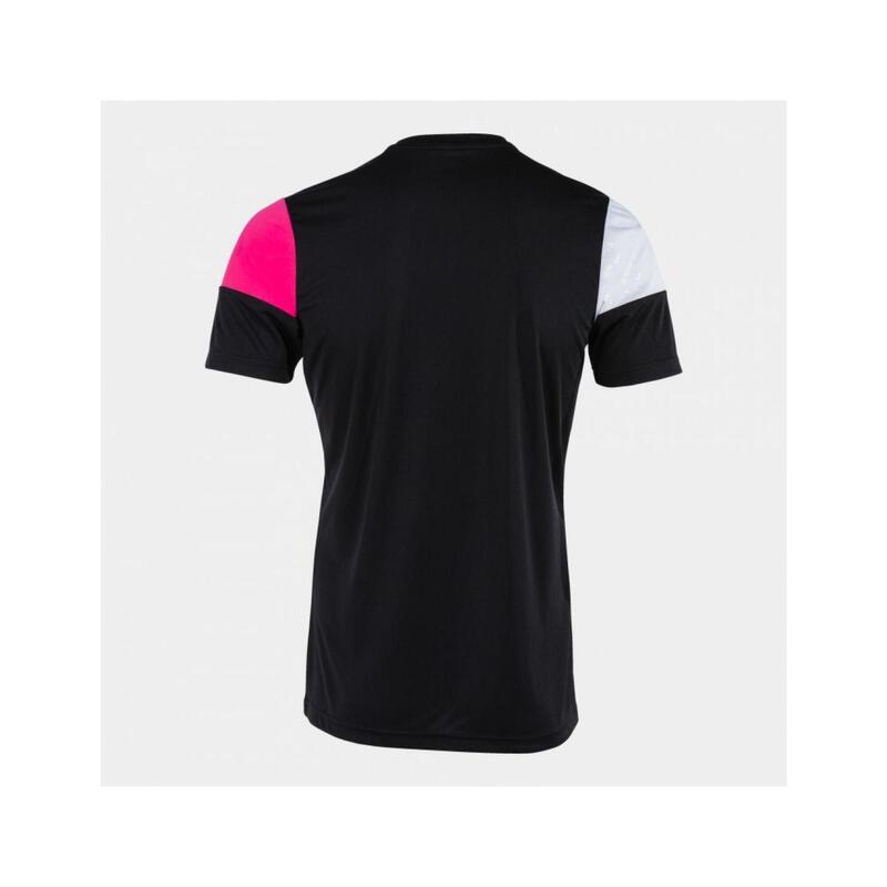 Camiseta M/C Hombre Joma Crew V 103084 Negro Rosa Blanco 105 Confortable