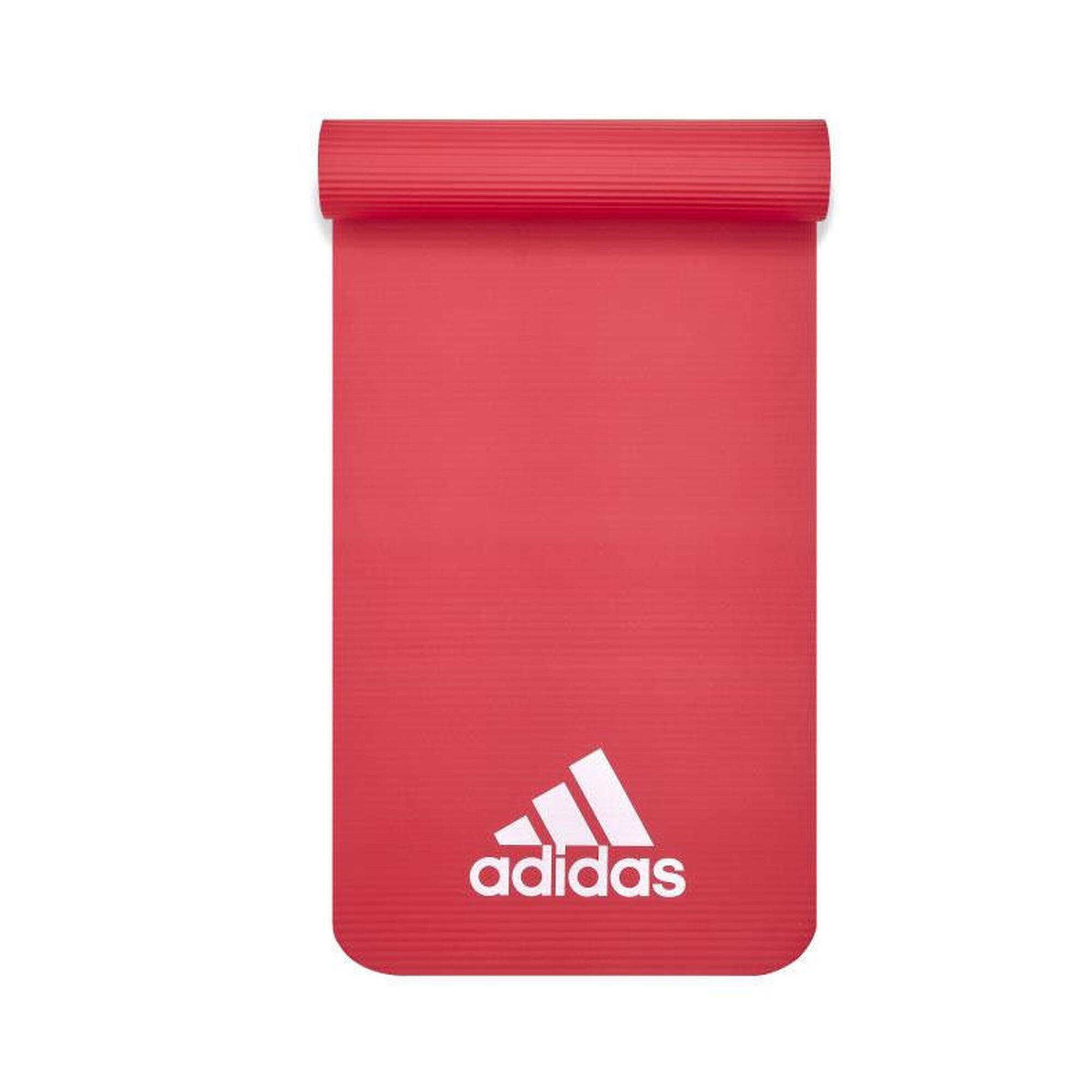 Tapete de fitness Adidas - 10mm - Vermelho