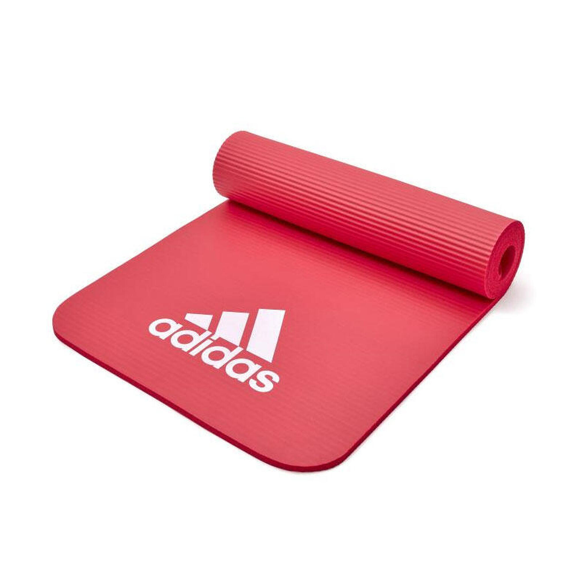 Adidas 10mm Fitness Yoga Mat with Carry Strap ADIDAS Decathlon