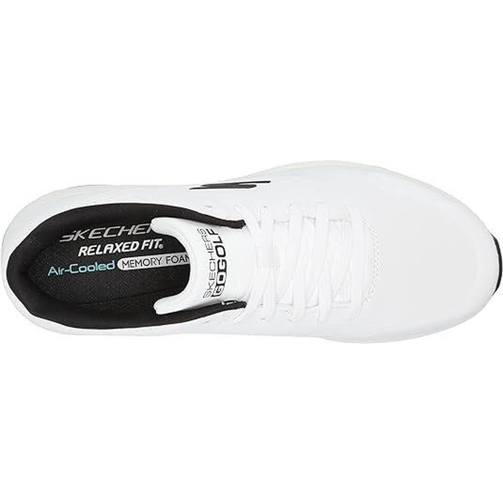 Skechers 214015 Skech-Air Scarpe da golf da uomo, Bianco/Nero