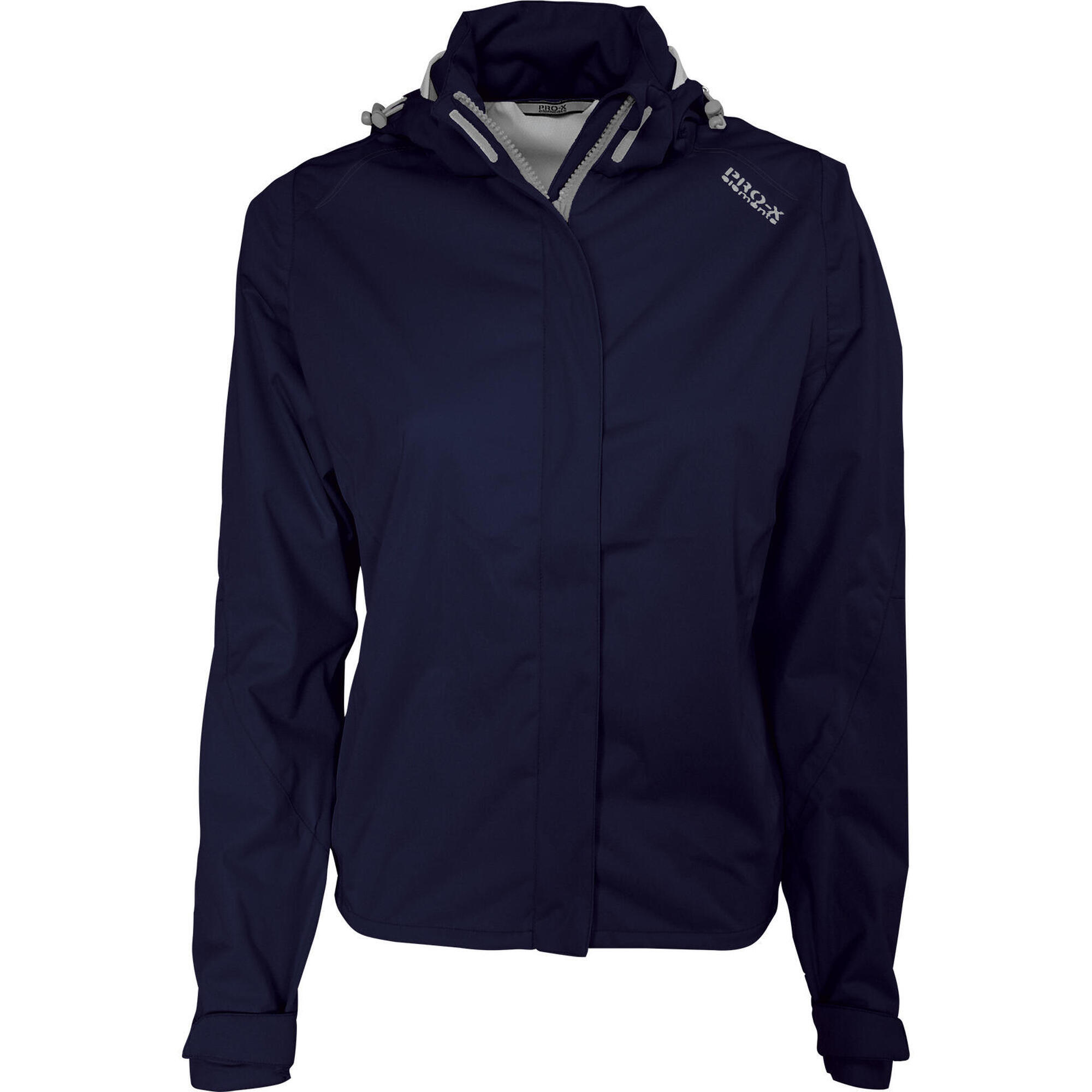 Pro-x Elements - Outdoorjas Stacy Ladies Polyester Navy Blue Mt 40 - Softshell - Bleu - 40 M - Decathlon