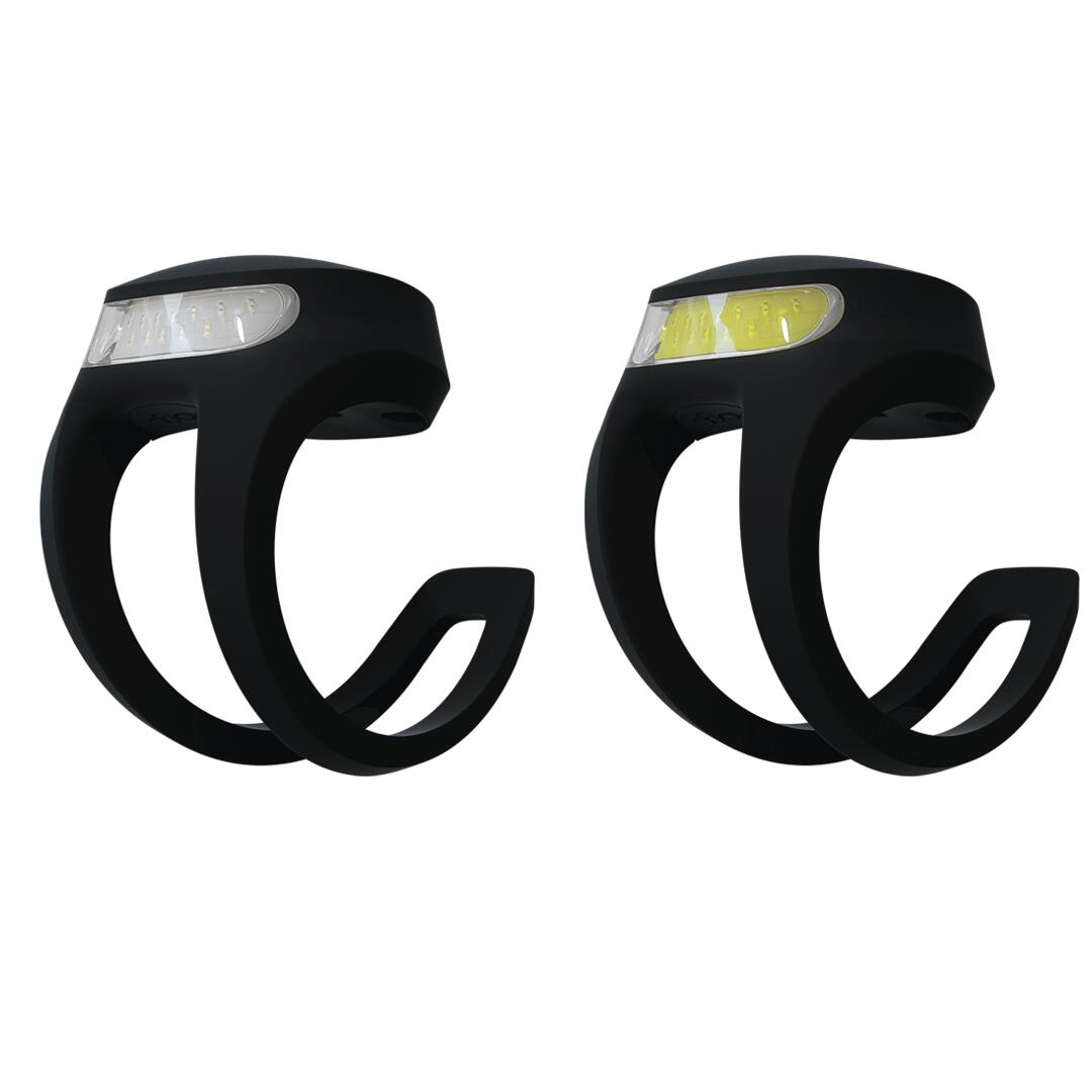 Knog Frog V3 Twinpack Bike light set  - Spider Black 3/7