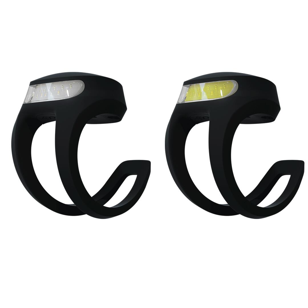 Knog Frog V3 Twinpack Bike light set  - Spider Black 3/5