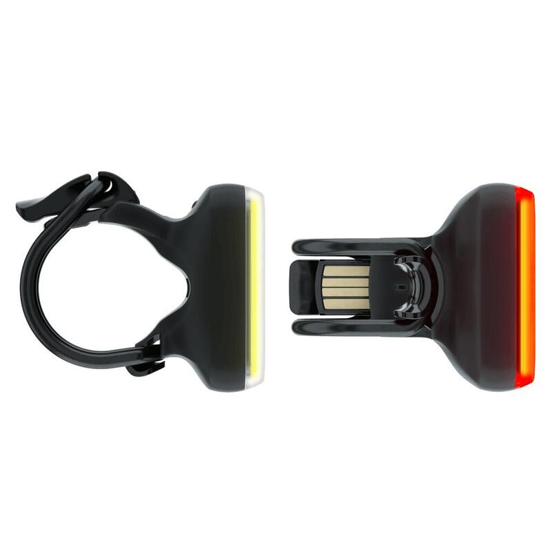 Set de lămpi pentru biciclete Knog Blinder Square Twinpack față+detriere