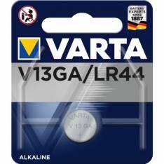 Varta Alkaline knoopcel V13GA/LR44 1.5V batterij, per stuk in blister.