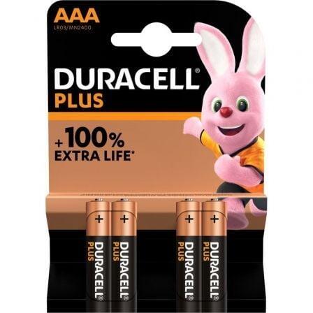 Duracell Battery Plus Power Mini Penlite LR03 / AAA par 4 sur la carte