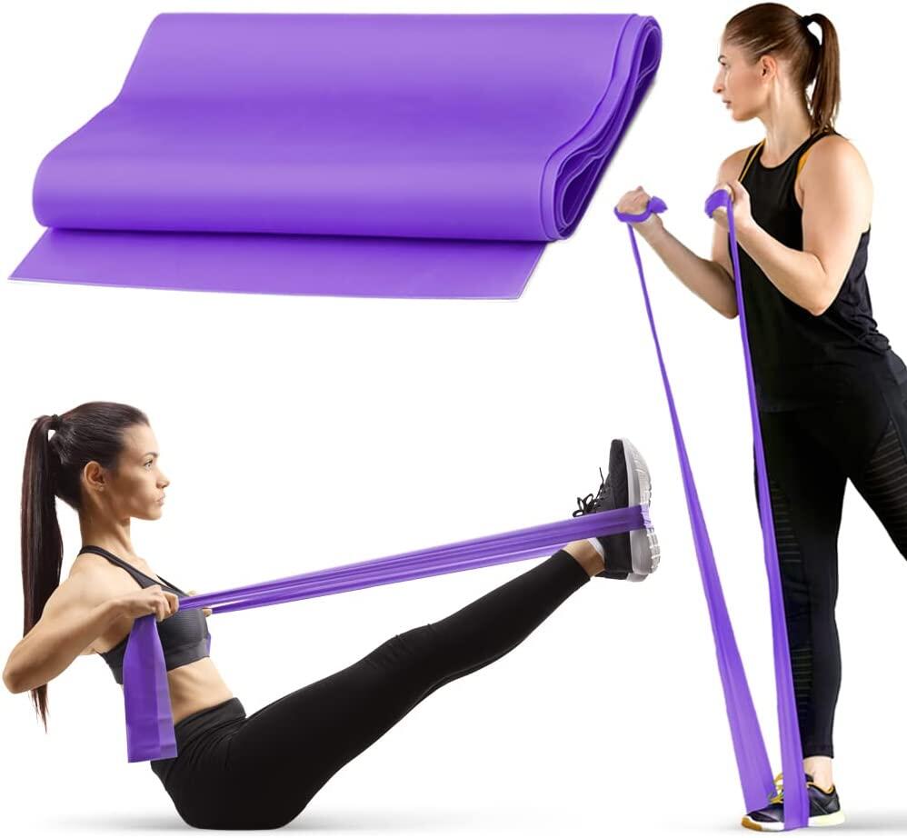 GRIDINLUX Pilates Weerstandsband 5lb - 15lb Fitness Elastische Band Gridinlux