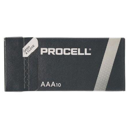 Duracell Procell AAA batterijen Alkaline, 10 stuks (werkplaatsverpakking)