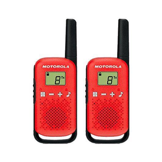 WalkieTalkie Pack 2 Motorola T42 Rojo