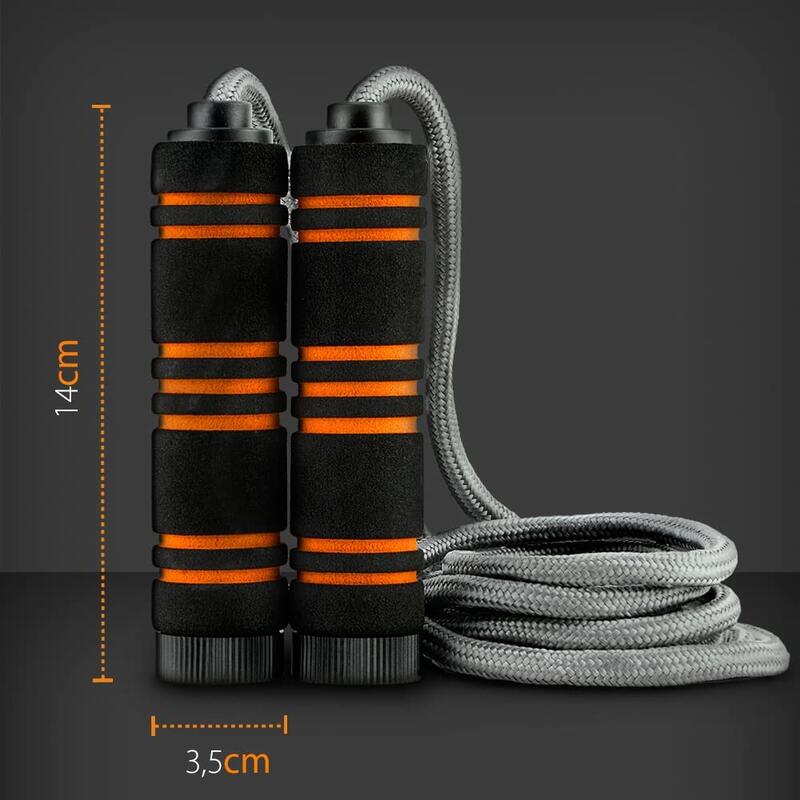 Corde à sauter PREMIUM 2.7M Antidérapant réglable Fitness Gridinlux