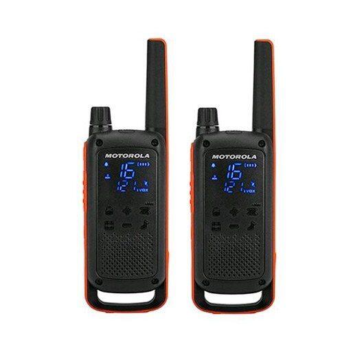 MOTOROLA WalkieTalkie Pack 2 pcs Lanterna integrada IPX2 Motorola T82