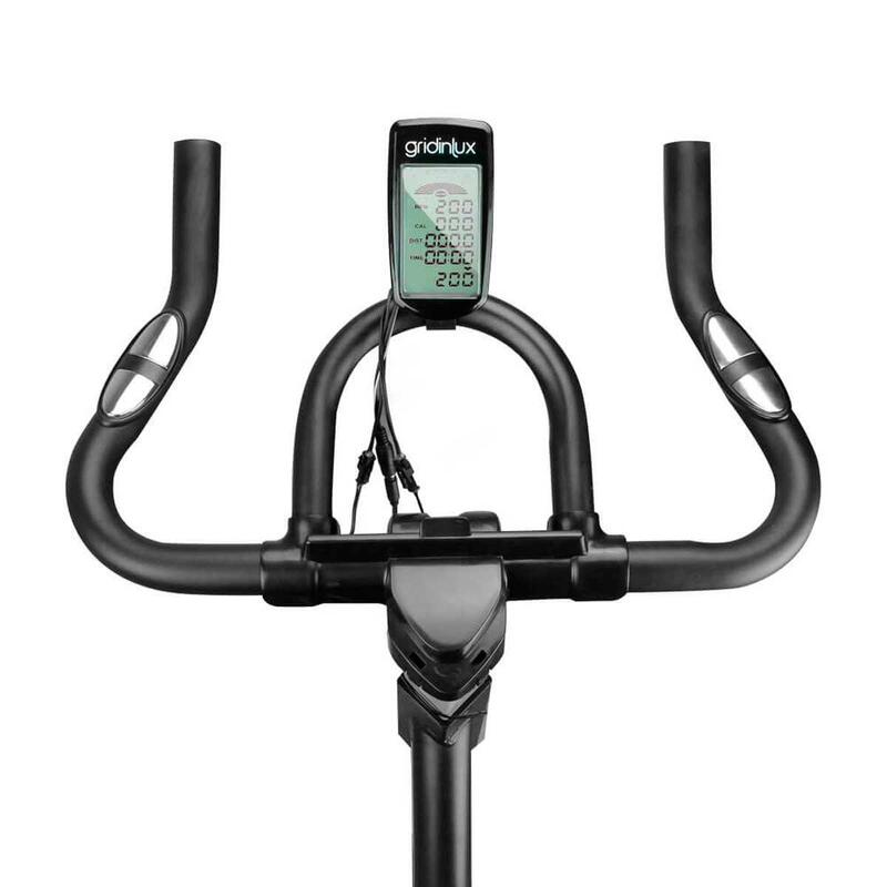 Spinningfiets Hometrainer ALPINE 6000 Traagheidswiel 10 kg Gridinlux