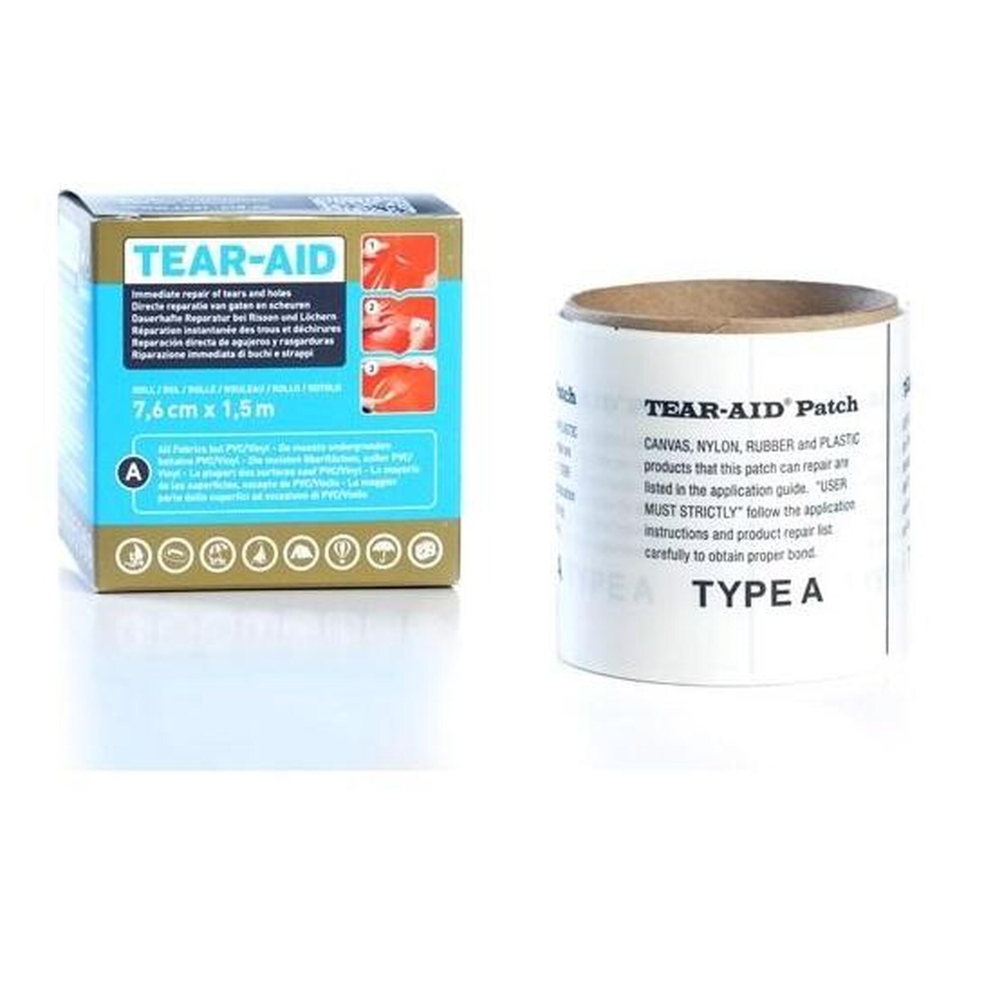 Uniwersalna folia taśma naprawcza do łatania Tear-aid Typ A 1,5m każdy materiał