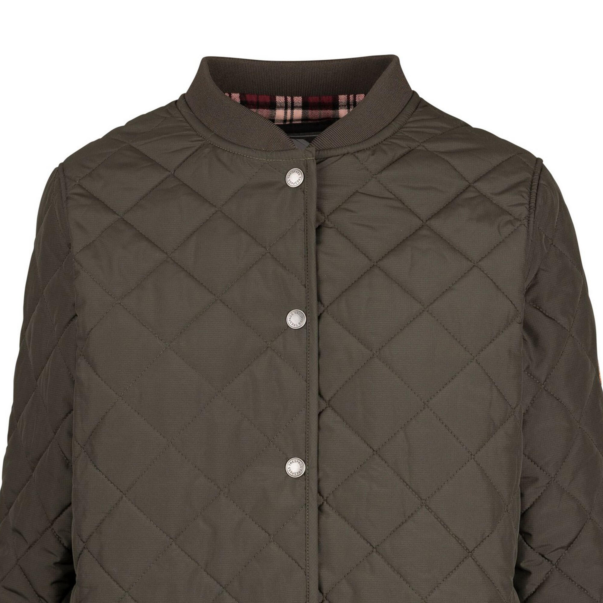 Women's OVERSEE quilted jacket (Dark khaki)