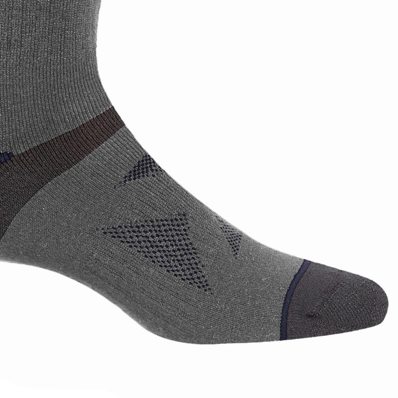 Chaussettes pour bottines de randonnée Adulte (Gris / Bleu marine)