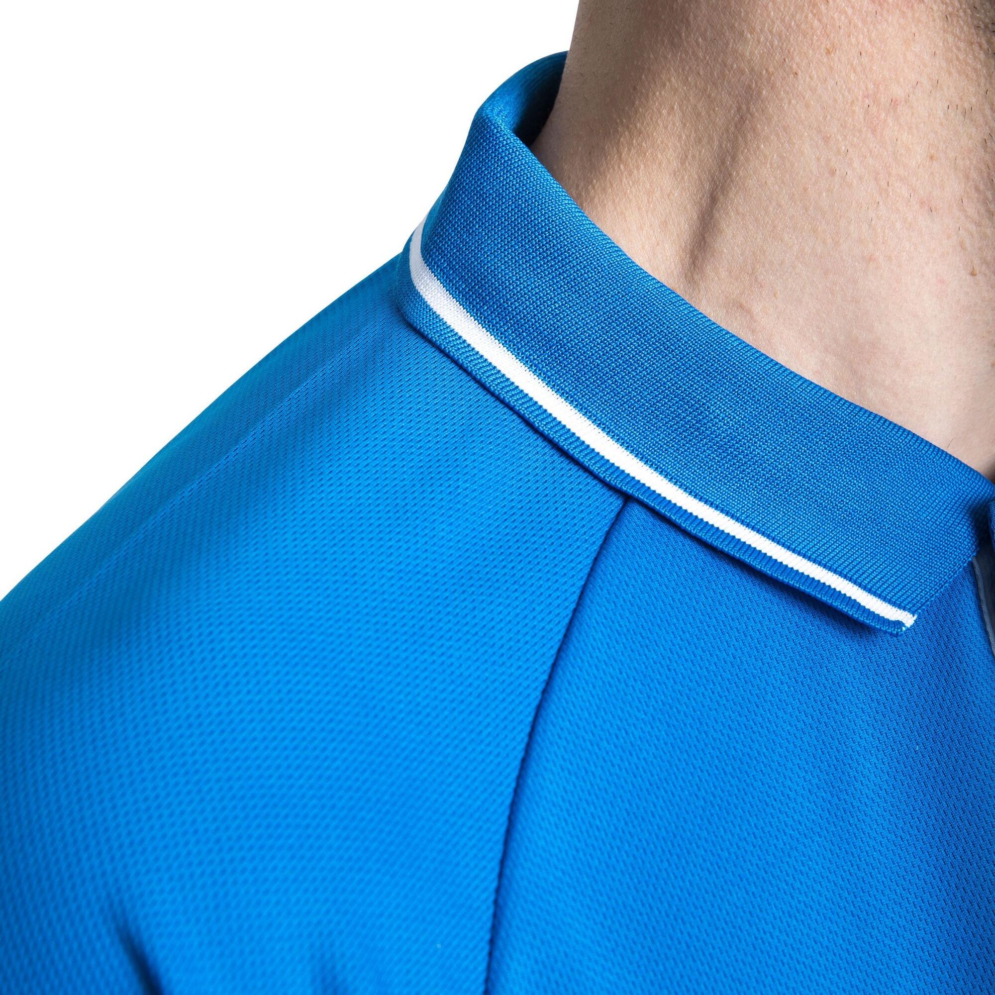 Heren Bonnington Polo Top (Helder Blauw) 4/5