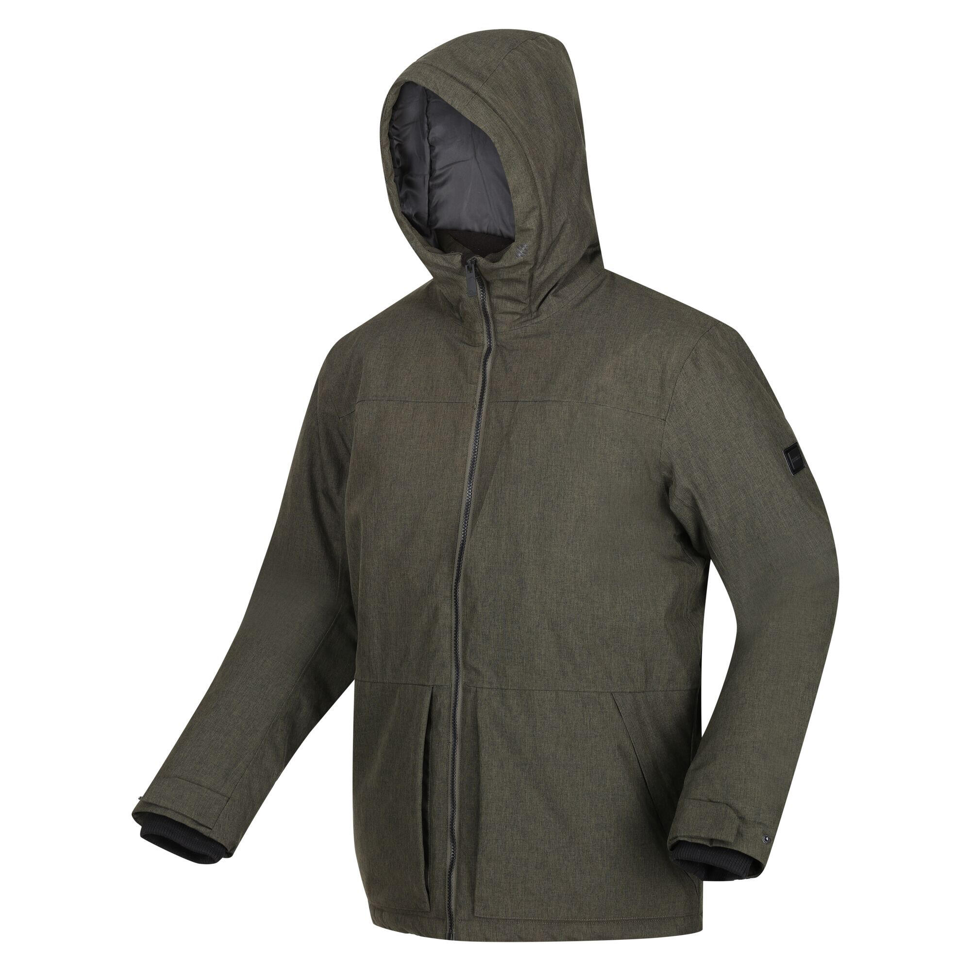 Mens Volter Shield IV Heated Waterproof Jacket (Dark Khaki) 3/5