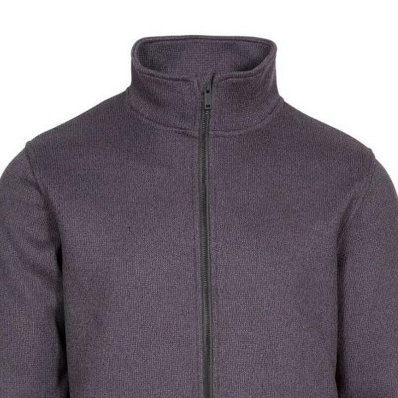 "Benson" Fleecejacke für Herren Schwarz meliert