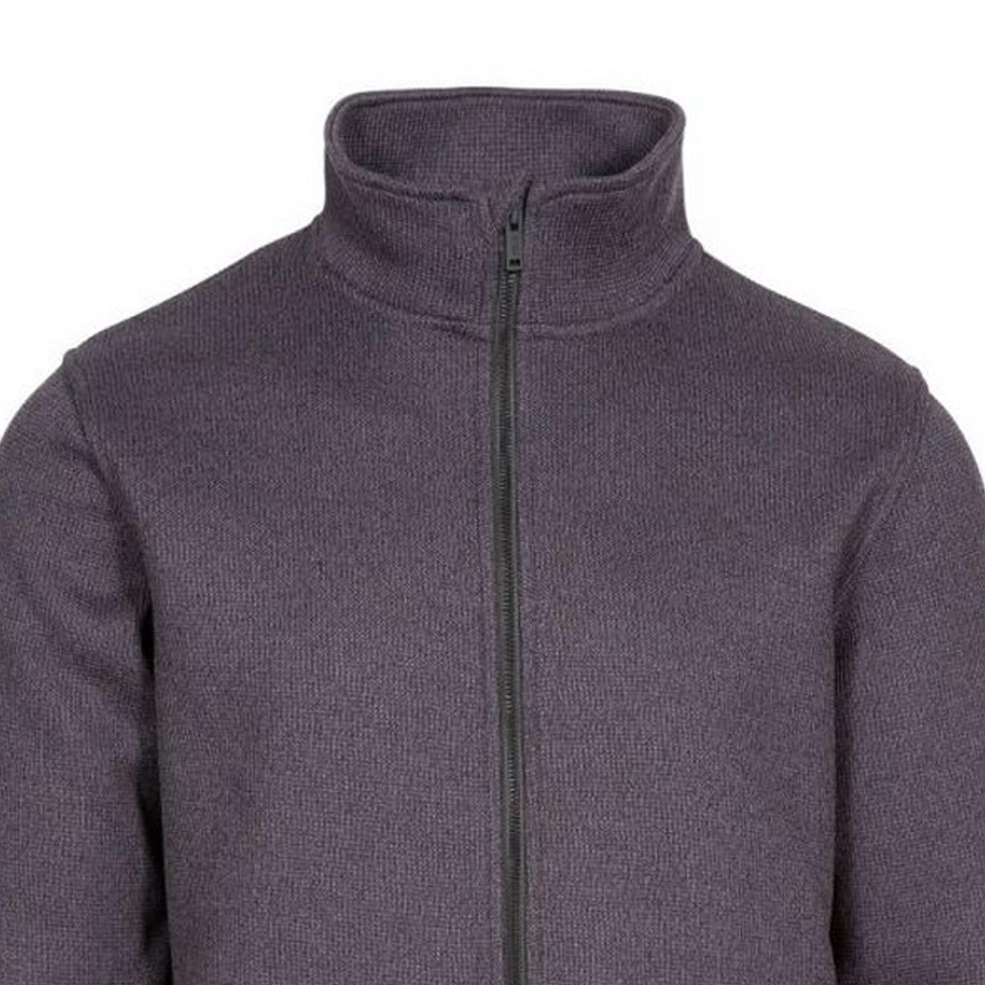 BENSON Men's Fleece Jacket (Heather Black)