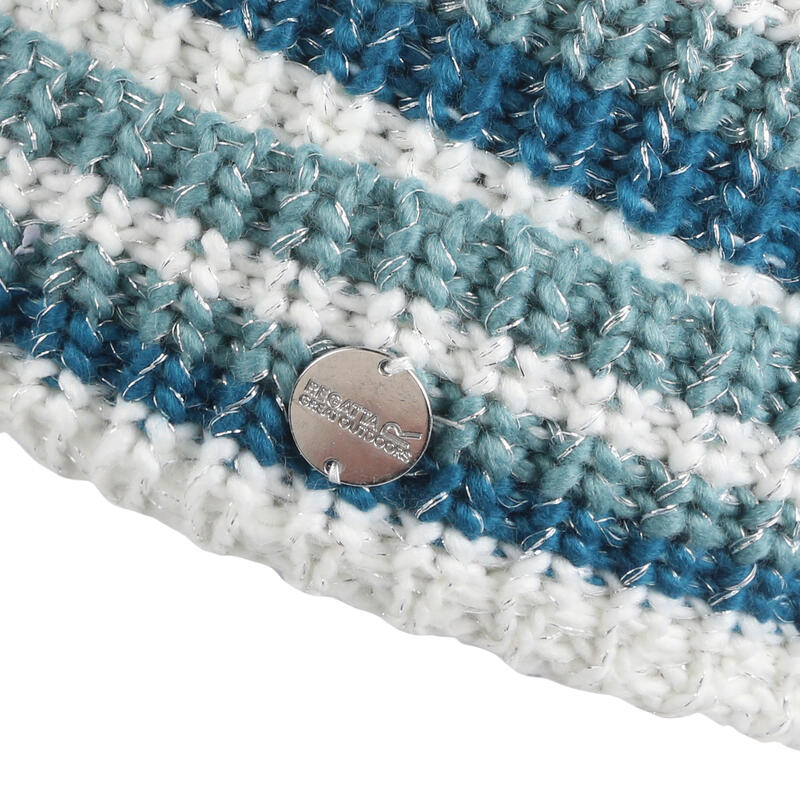 Gorro Beanie Bitsie IV de Punto para Niños/Niñas Azul Mineral