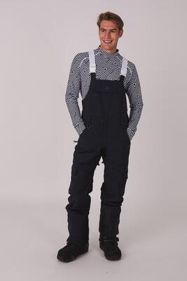 Yeh man ski- en snowboardbroek met bretels - zwart