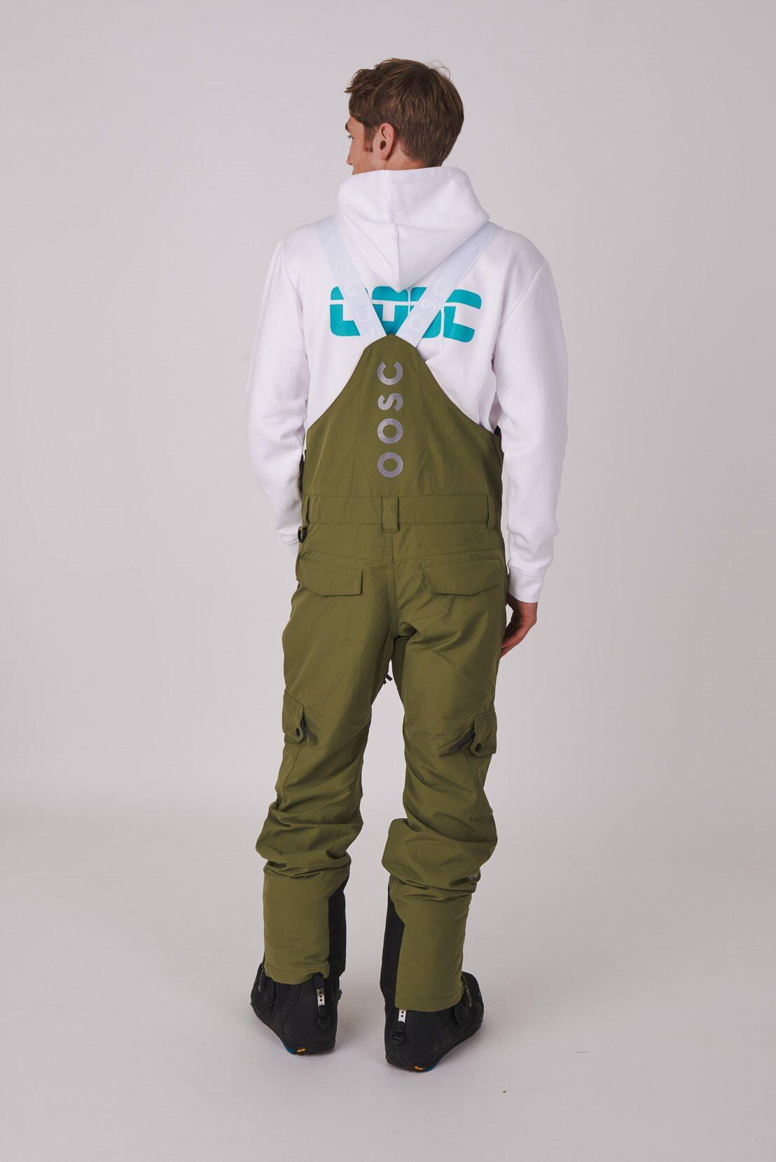 Yeh Man Ski & Snowboard Bib Pant - Khaki 2/5